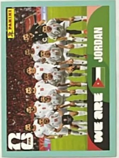 Figurita JOR-13 Plantel Jordania Mundial 2026
