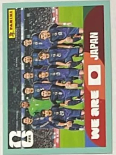 Figurita JPN-13 Plantel Japón Mundial 2026