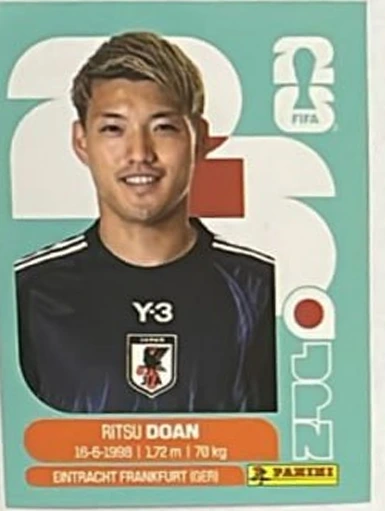 Figurita JPN-14 Ritsu Doan Mundial 2026