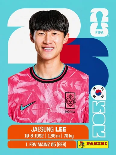 Figurita KOR-10 Jae-sung Lee Mundial 2026