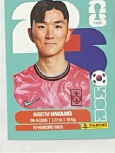 Figurita KOR-11 In-beom Hwang Mundial 2026