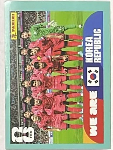 Figurita KOR-13 Plantel Corea del Sur Mundial 2026