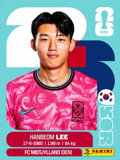 Figurita KOR-7 Han-beom Lee Mundial 2026