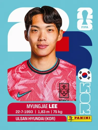 Figurita KOR-9 Myung-jae Lee Mundial 2026