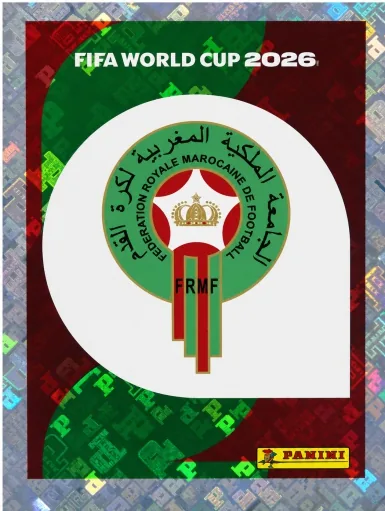 Figurita MAR-1 Escudo Marruecos Mundial 2026