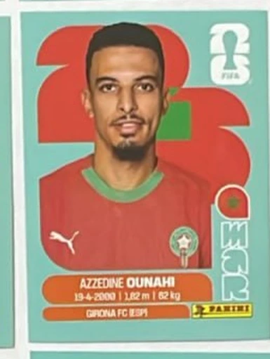 Figurita MAR-11 Azzedine Ounahi Mundial 2026