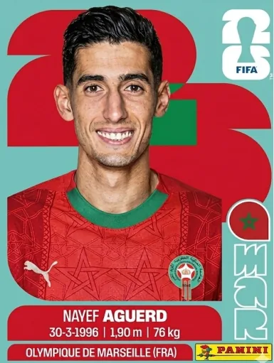 Figurita MAR-6 Nayef Aguerd Mundial 2026