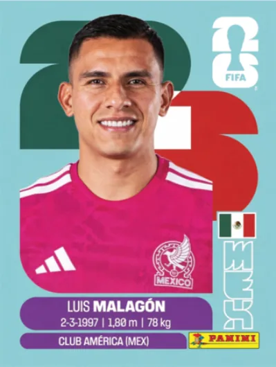 Figurita MEX-2 Luis Malagón Mundial 2026