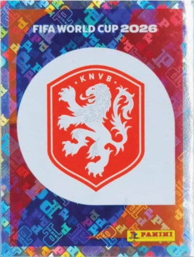 Figurita NED-1 Escudo Países Bajos Mundial 2026