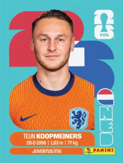 Figurita NED-12 Teun Koopmeiners Mundial 2026