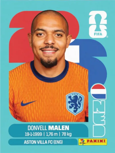 Figurita NED-18 Donyell Malen Mundial 2026