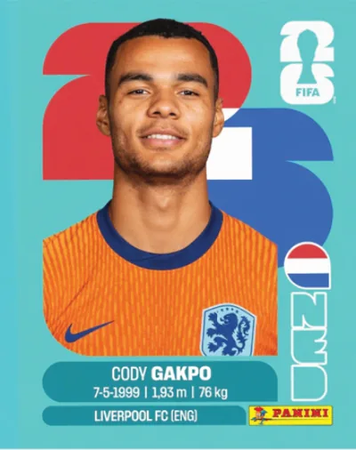 Figurita NED-20 Cody Gakpo Mundial 2026