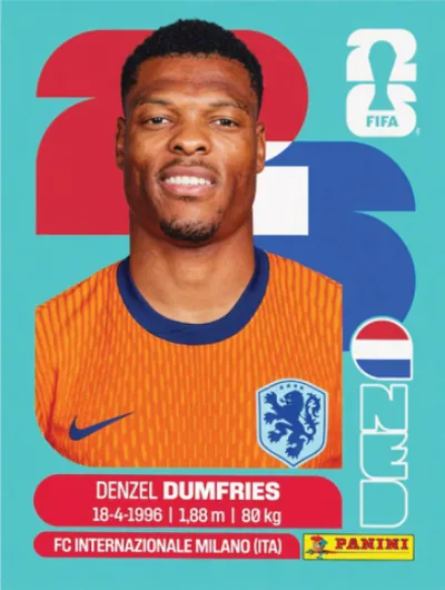 Figurita NED-6 Denzel Dumfries Mundial 2026