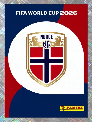 Figurita NOR-1 Escudo Noruega Mundial 2026