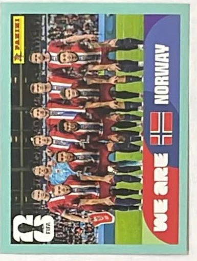 Figurita NOR-13 Plantel Noruega Mundial 2026