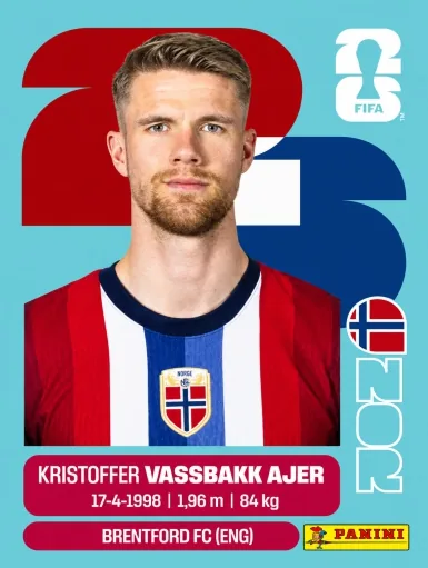 Figurita NOR-5 Kristoffer Vassbakk Ajer Mundial 2026