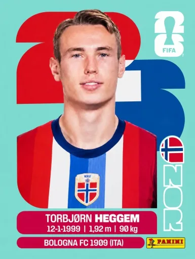 Figurita NOR-8 Torbjørn Heggem Mundial 2026