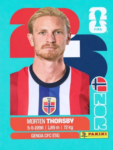 Figurita NOR-9 Morten Thorsby Mundial 2026