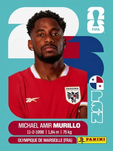 Figurita PAN-6 Michael Amir Murillo Mundial 2026