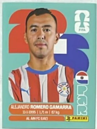 Figurita PAR-16 Alejandro Romero Gamarra Mundial 2026