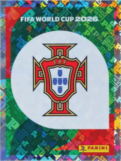 Figurita POR-1 Escudo Portugal Mundial 2026