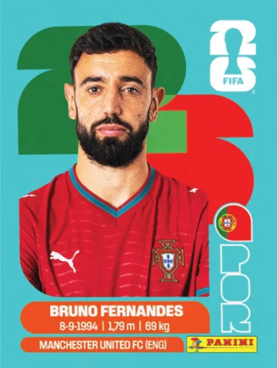 Figurita POR-10 Bruno Fernandes Mundial 2026