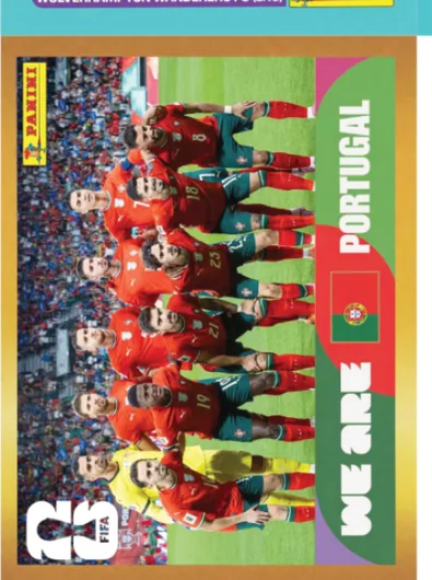 Figurita POR-13 Plantel Portugal Mundial 2026