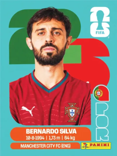 Figurita POR-9 Bernardo Silva Mundial 2026