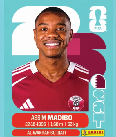 Figurita QAT-11 Assim Madibo Mundial 2026