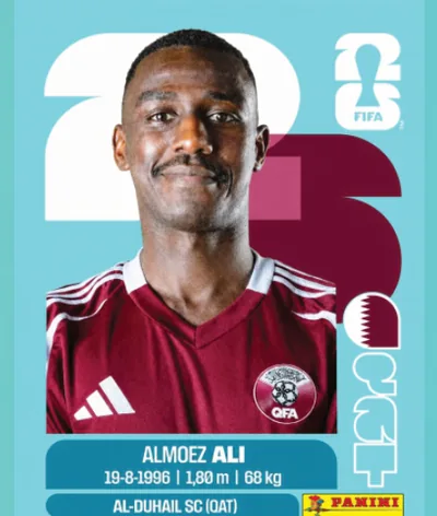 Figurita QAT-20 Almoez Ali Mundial 2026