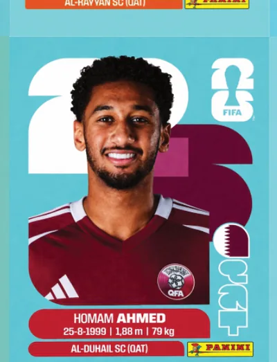 Figurita QAT-5 Homam Ahmed Mundial 2026
