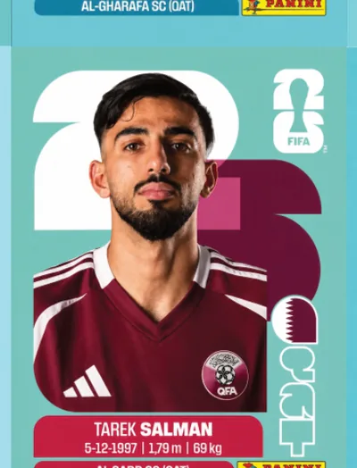 Figurita QAT-8 Tarek Salman Mundial 2026