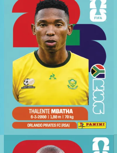 Figurita RSA-12 Thalente Mbatha Mundial 2026