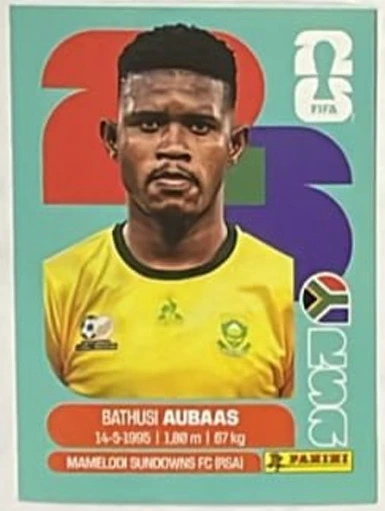 Figurita RSA-14 Bathasi Aubaas Mundial 2026