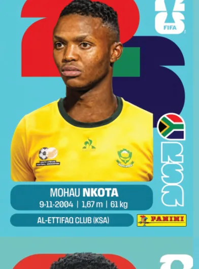 Figurita RSA-19 Mohau Nkota Mundial 2026