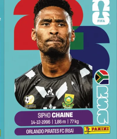Figurita RSA-3 Sipho Chaine Mundial 2026