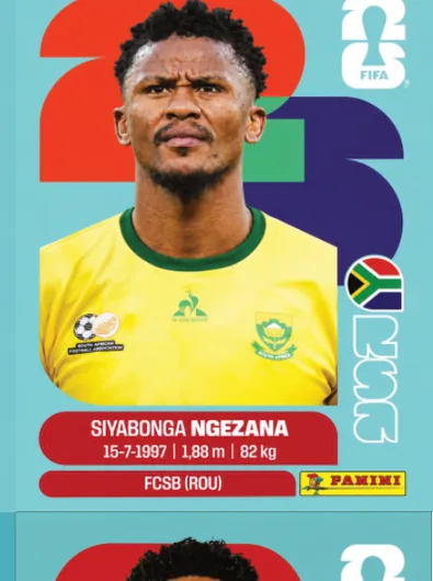 Figurita RSA-8 Siyabonga Ngezana Mundial 2026