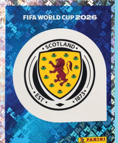 Figurita SCO-1 Escudo Escocia Mundial 2026