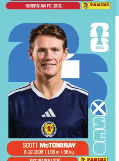 Figurita SCO-11 Scott McTominay Mundial 2026