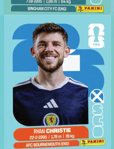Figurita SCO-15 Ryan Christie Mundial 2026
