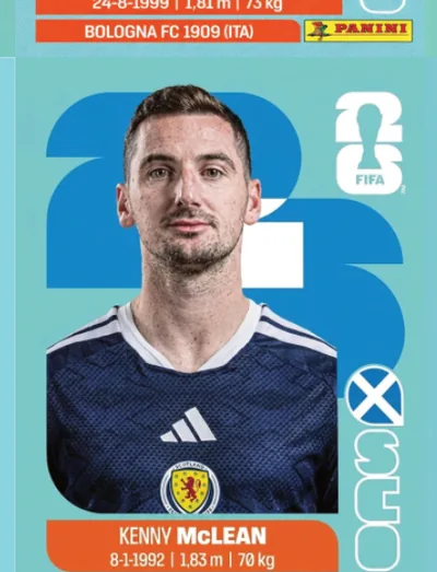 Figurita SCO-16 Kenny McLean Mundial 2026