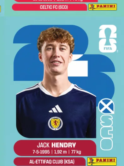 Figurita SCO-3 Jack Hendry Mundial 2026