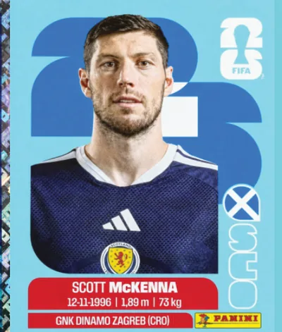 Figurita SCO-7 Scott McKenna Mundial 2026