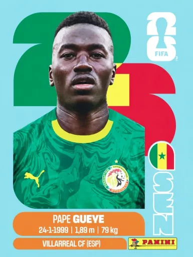 Figurita SEN-11 Pape Gueye Mundial 2026
