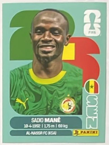 Figurita SEN-15 Sadio Mane Mundial 2026