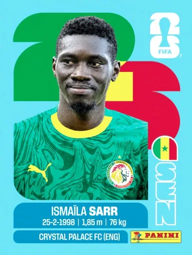 Figurita SEN-16 Ismaïla Sarr Mundial 2026