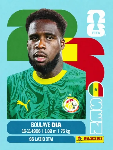 Figurita SEN-17 Boulaye Dia Mundial 2026