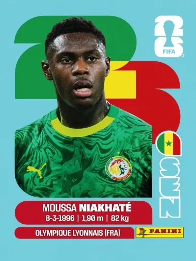 Figurita SEN-4 Moussa Niakhaté Mundial 2026