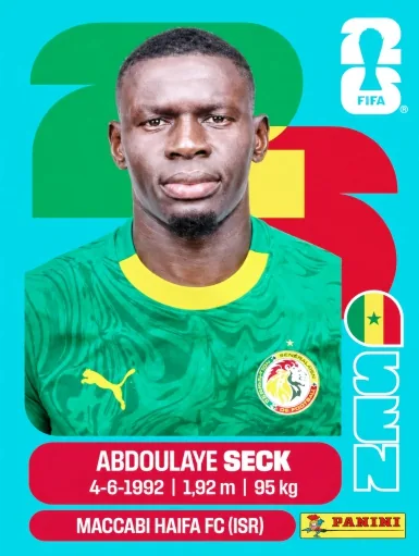 Figurita SEN-5 Abdoulaye Seck Mundial 2026