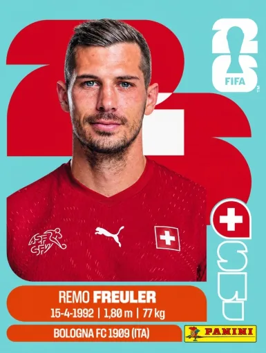 Figurita SUI-11 Remo Freuler Mundial 2026